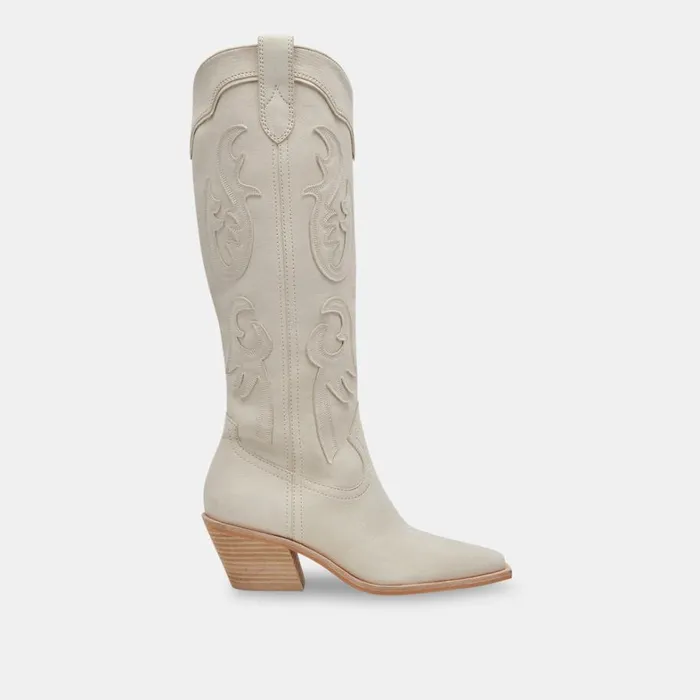 Boots and Booties Women Dolce Vita Samsin Boots Ivory Nubuck
