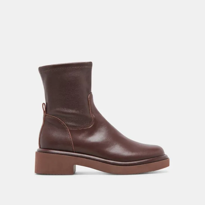Boots and Booties Women Dolce Vita Simaya H2O Boots Mahogany Leather