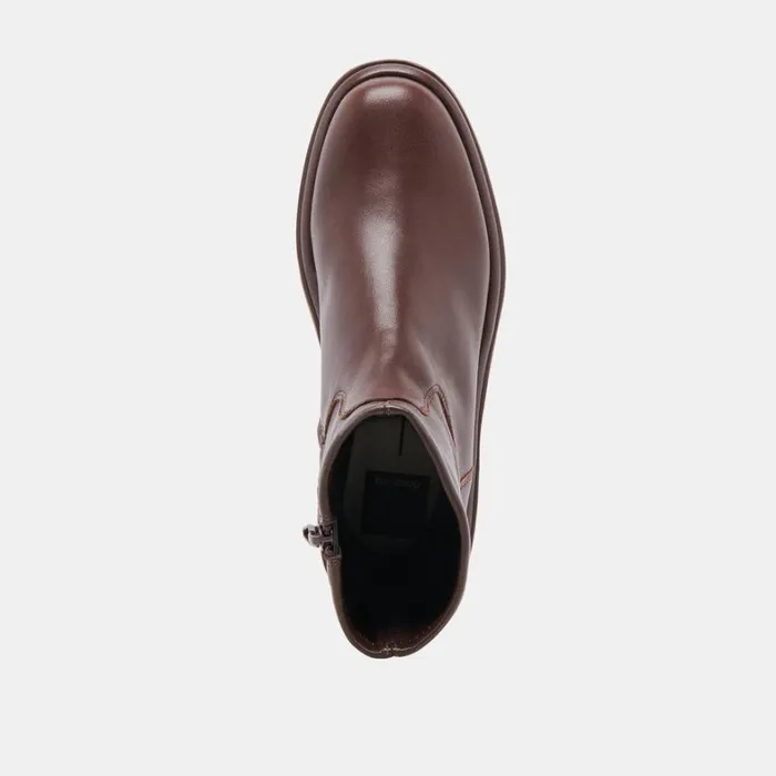 Boots and Booties Women Dolce Vita Simaya H2O Boots Mahogany Leather