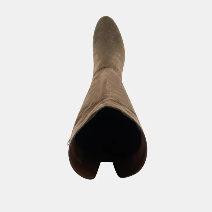 Boots and Booties Women Dolce Vita Sury Wide Calf Boots Army Suede
