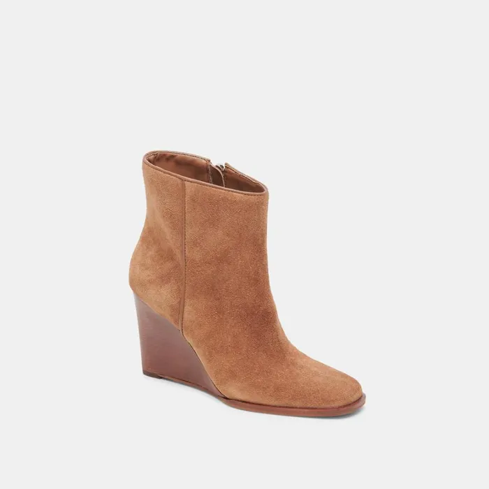 Boots and Booties Women Dolce Vita Susann Booties Chestnut Suede