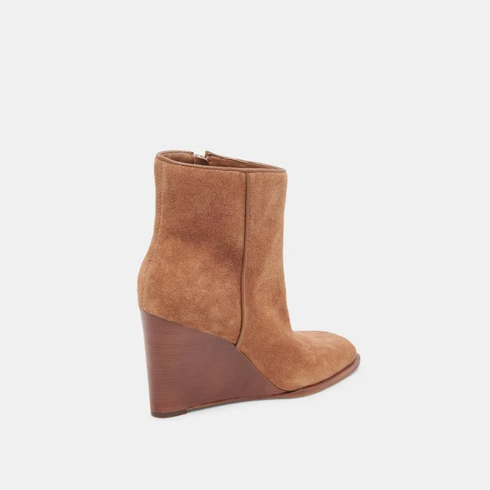 Boots and Booties Women Dolce Vita Susann Booties Chestnut Suede