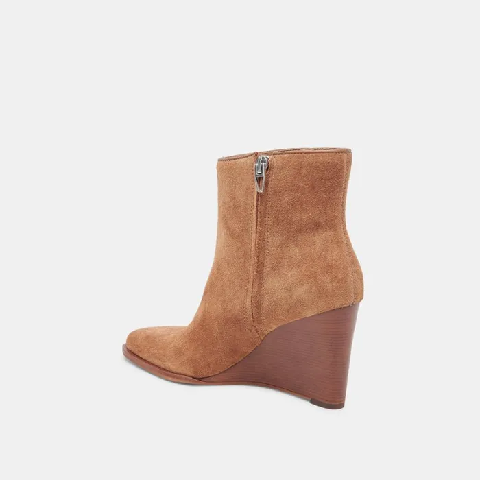 Boots and Booties Women Dolce Vita Susann Booties Chestnut Suede