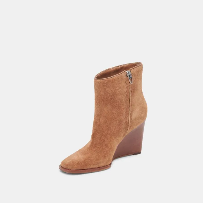 Boots and Booties Women Dolce Vita Susann Booties Chestnut Suede