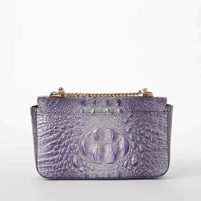 Brahmin Crossbodies Rosa Purple Glitter Melbourne 8211 Women