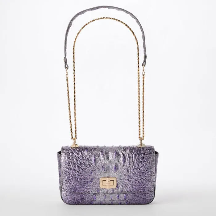 Brahmin Crossbodies Rosa Purple Glitter Melbourne 8211 Women