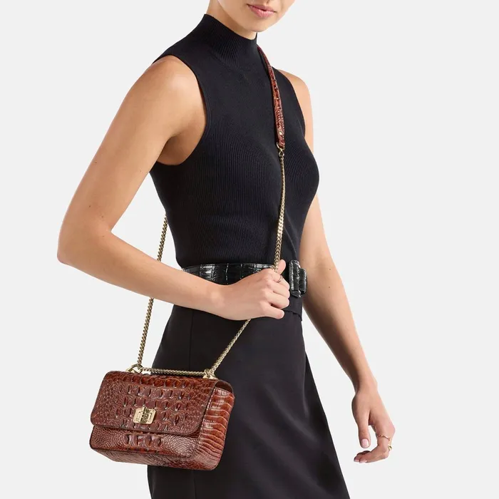 Brahmin Crossbodies Rosa Purple Glitter Melbourne 8211 Women
