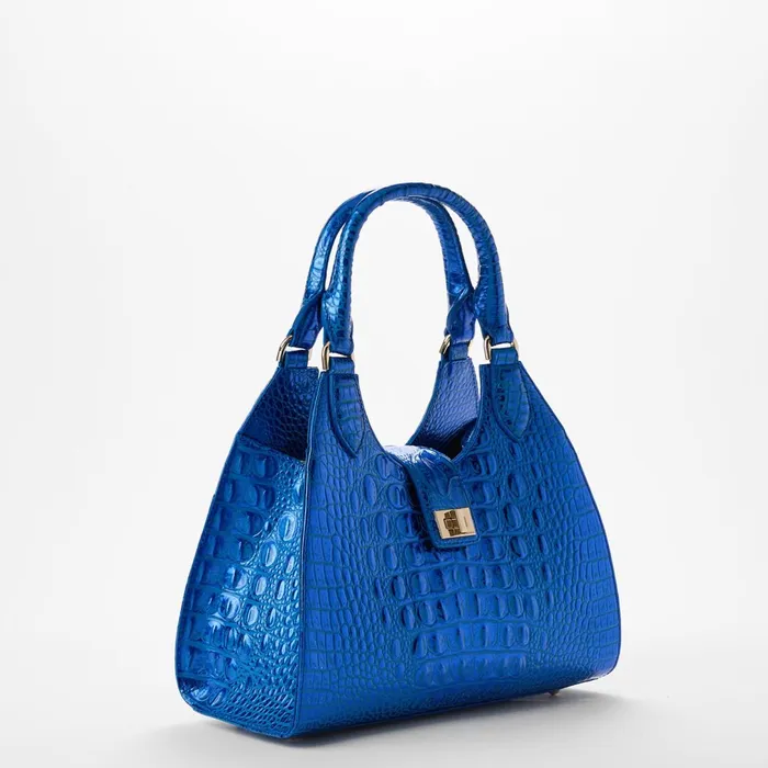Brahmin Satchels Adrian Cobalt Potion 8211 Women Brahmin Satchels Adrian Cobalt Potion 8211 Women