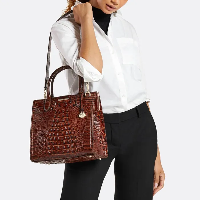 Brahmin Satchels Caroline Vibrant Azure 8211 Women Brahmin Satchels Caroline Vibrant Azure 8211 Women