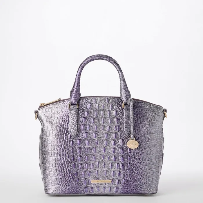 Brahmin Satchels Duxbury Satchel Purple Glitter Melbourne 8211 Women