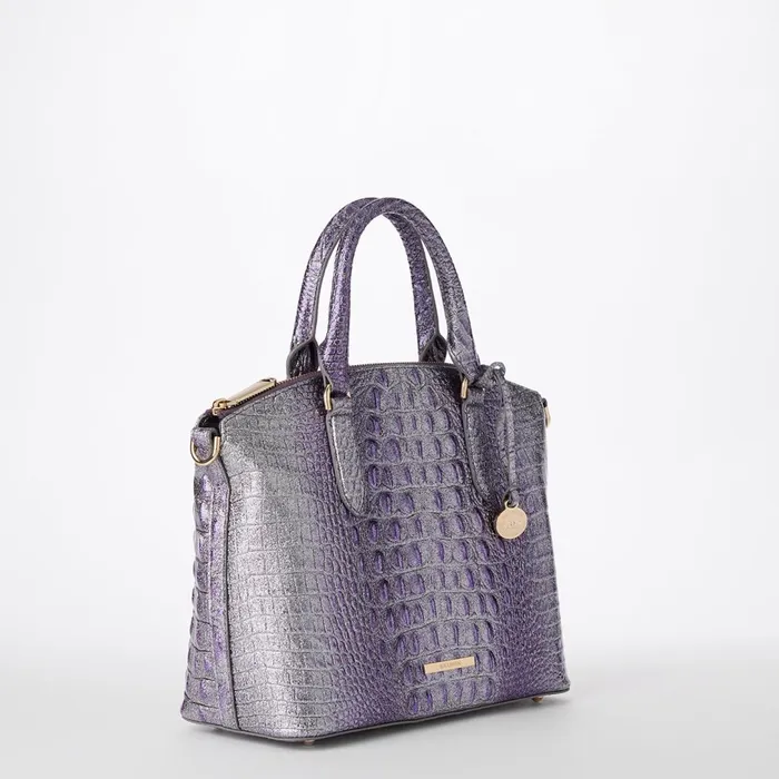 Brahmin Satchels Duxbury Satchel Purple Glitter Melbourne 8211 Women