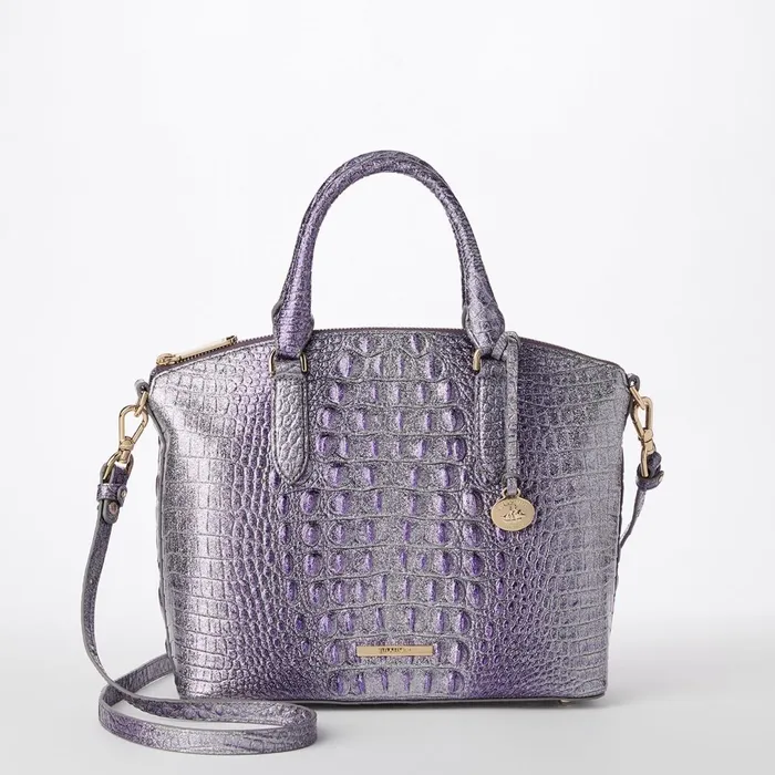 Brahmin Satchels Duxbury Satchel Purple Glitter Melbourne 8211 Women