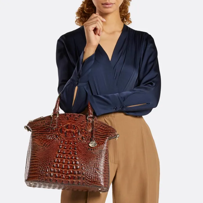 Brahmin Satchels Large Duxbury Satchel Navy Vesper 8211 Women Brahmin Satchels Large Duxbury Satchel Navy Vesper 8211 Women