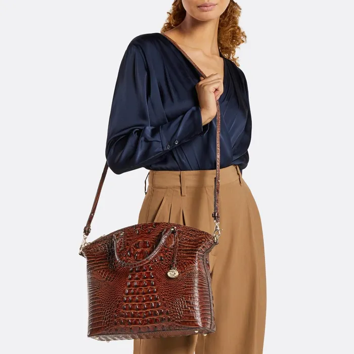 Brahmin Satchels Large Duxbury Satchel Navy Vesper 8211 Women Brahmin Satchels Large Duxbury Satchel Navy Vesper 8211 Women