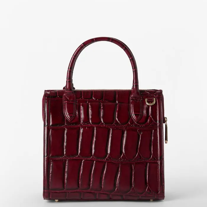 Brahmin Satchels Small Caroline Merlot Nerina 8211 Women