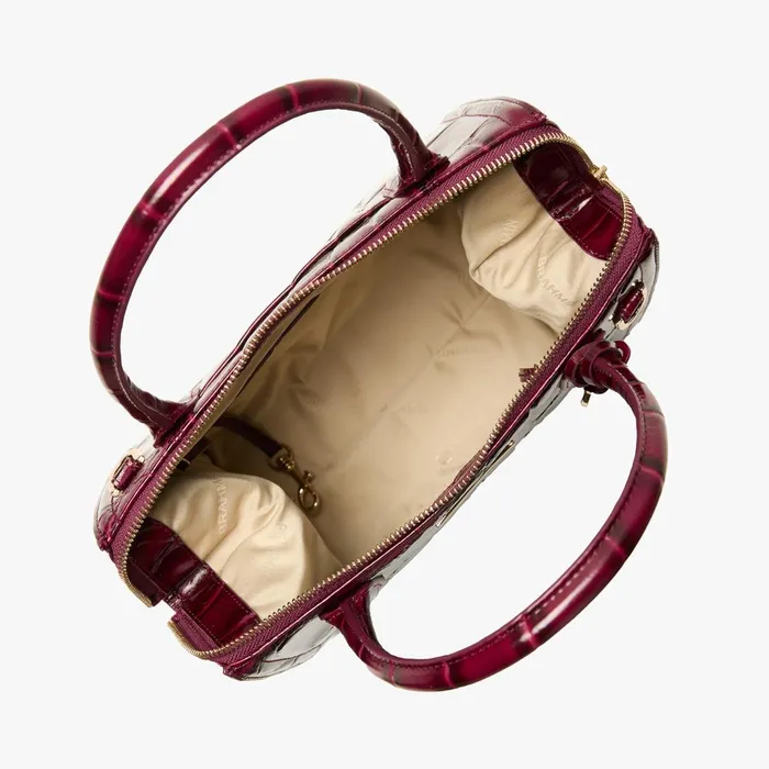 Brahmin Satchels Small Caroline Merlot Nerina 8211 Women