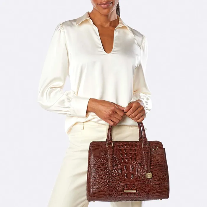 Brahmin Satchels Small Finley Rouge Blush Melbourne 8211 Women
