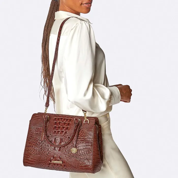 Brahmin Satchels Small Finley Rouge Blush Melbourne 8211 Women