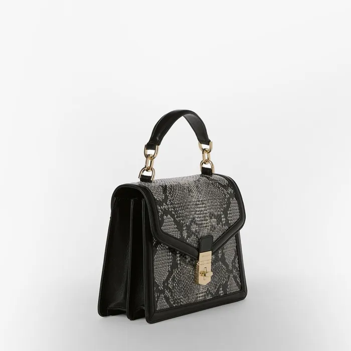 Brahmin Satchels Small Hallie Black Spark 8211 Women Brahmin Satchels Small Hallie Black Spark 8211 Women
