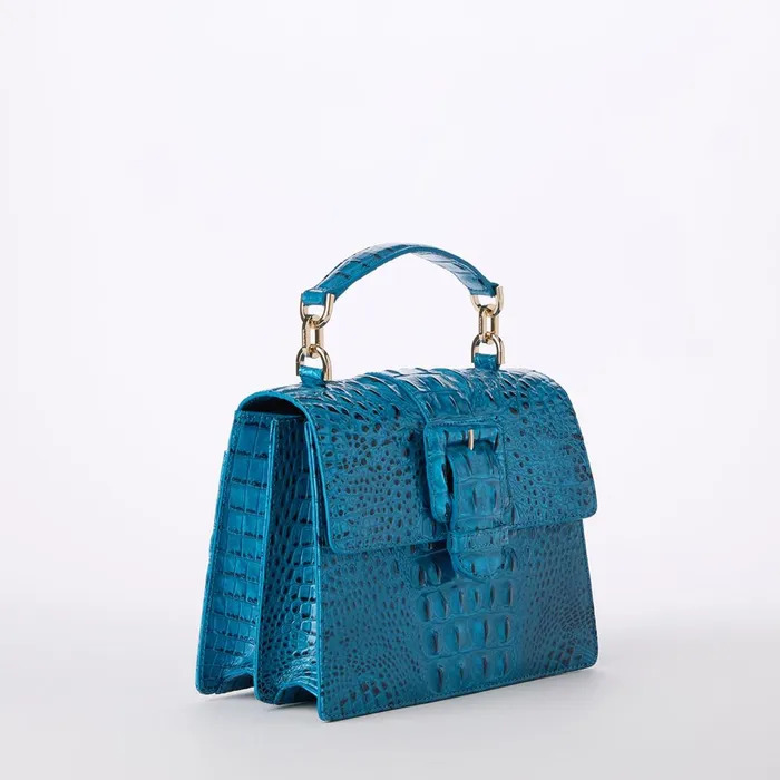 Brahmin Satchels Small Hallie Vibrant Azure 8211 Women Brahmin Satchels Small Hallie Vibrant Azure 8211 Women