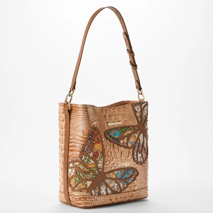 Brahmin Shoulder Bags Celina Honey Brown Gala 8211 Women