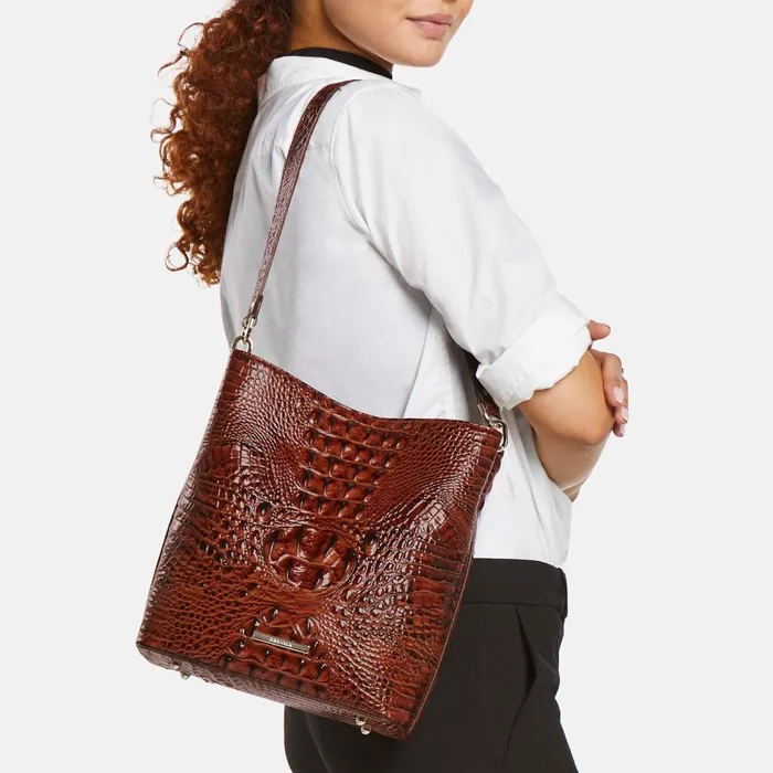 Brahmin Shoulder Bags Celina Honey Brown Gala 8211 Women