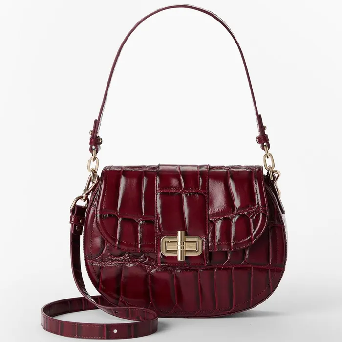 Brahmin Shoulder Bags Cynthia Merlot Nerina 8211 Women