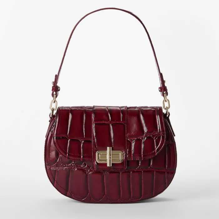 Brahmin Shoulder Bags Cynthia Merlot Nerina 8211 Women