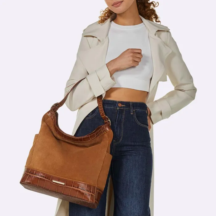 Brahmin Shoulder Bags Parin Tan Cloverly 8211 Women