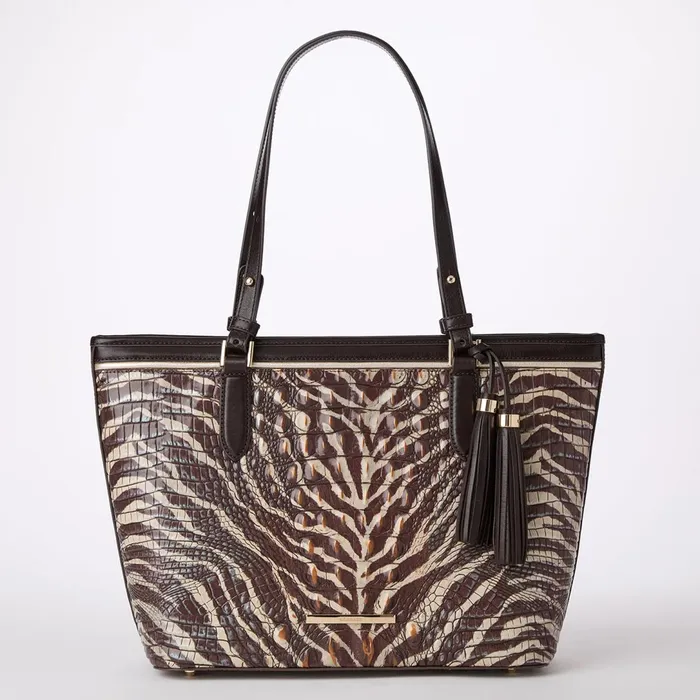 Brahmin Totes and Carryalls Medium Asher Coffee Bengal 8211 Women
