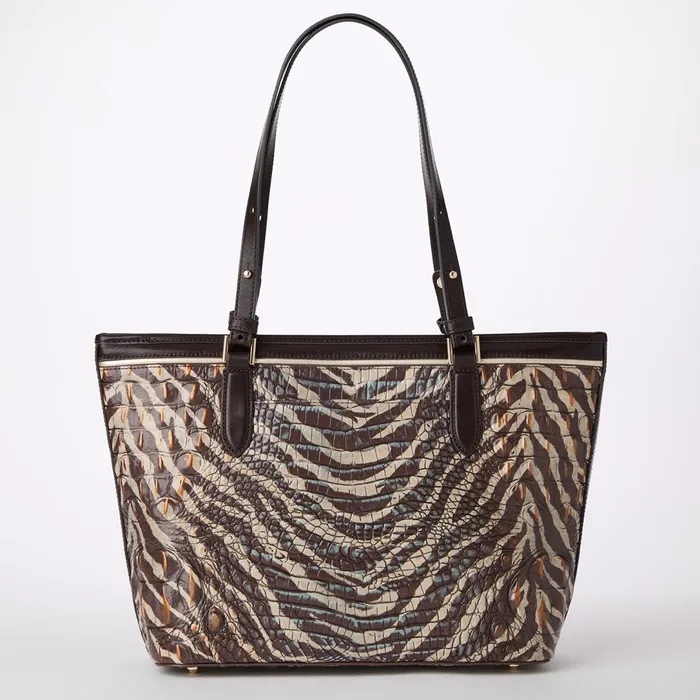 Brahmin Totes and Carryalls Medium Asher Coffee Bengal 8211 Women Brahmin Totes and Carryalls Medium Asher Coffee Bengal 8211 Women