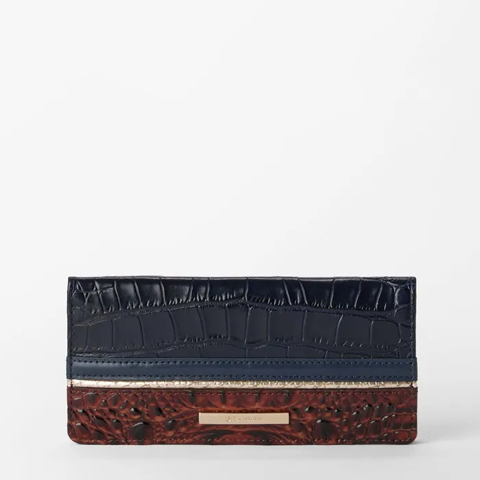 Brahmin Wallets and Wristlets Ady Wallet Navy Vesper 8211 Women