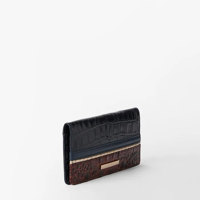 Brahmin Wallets and Wristlets Ady Wallet Navy Vesper 8211 Women Brahmin Wallets and Wristlets Ady Wallet Navy Vesper 8211 Women