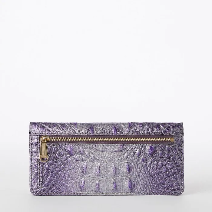 Brahmin Wallets and Wristlets Ady Wallet Purple Glitter Melbourne 8211 Women Brahmin Wallets and Wristlets Ady Wallet Purple Glitter Melbourne 8211 Women