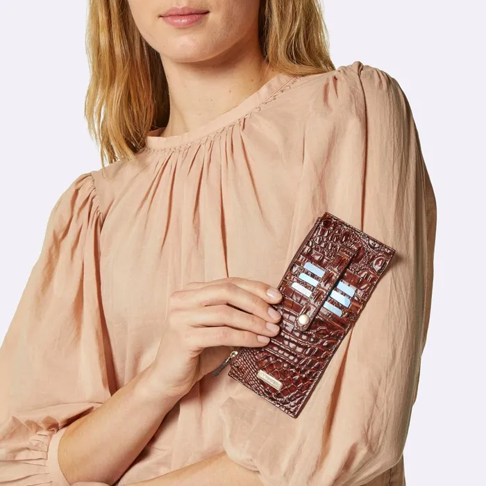 Brahmin Wallets and Wristlets Credit Card Wallet Evergreen Ombre 8211 Women Brahmin Wallets and Wristlets Credit Card Wallet Evergreen Ombre 8211 Women