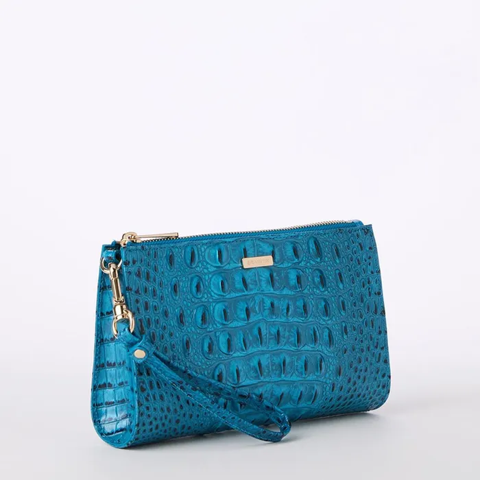 Brahmin Wallets and Wristlets Daisy Vibrant Azure 8211 Women