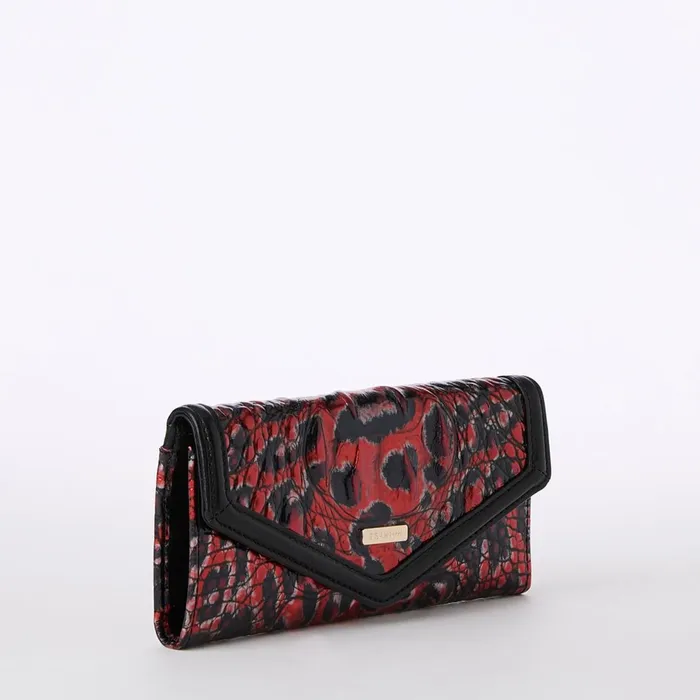 Brahmin Wallets and Wristlets Veronica Red Leopardess 8211 Women