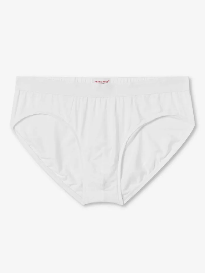 Briefs Men Derek Rose Briefs Alex Micro Modal Stretch White