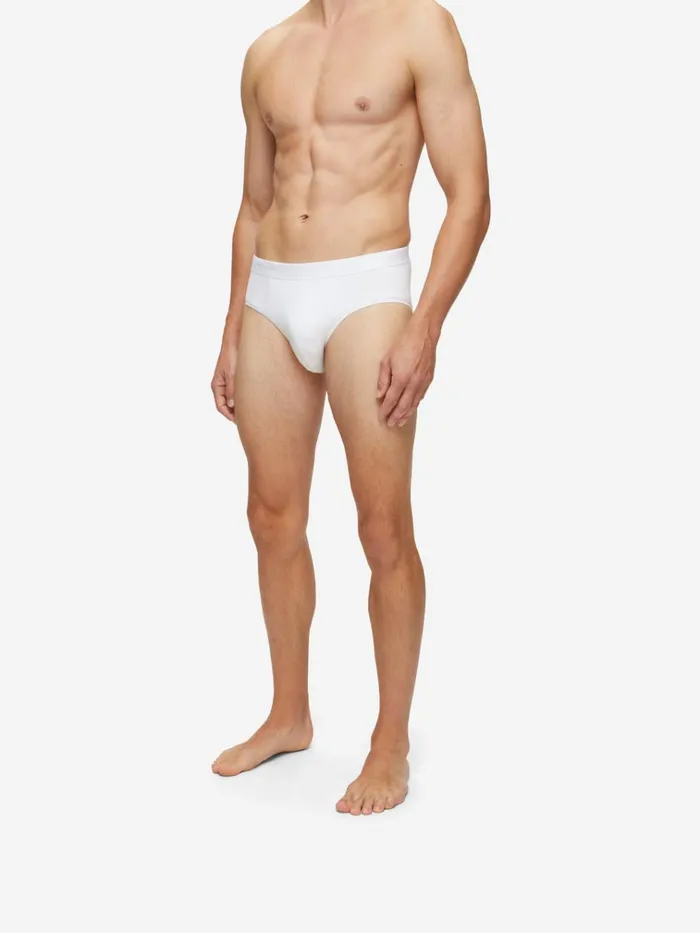 Briefs Men Derek Rose Briefs Alex Micro Modal Stretch White