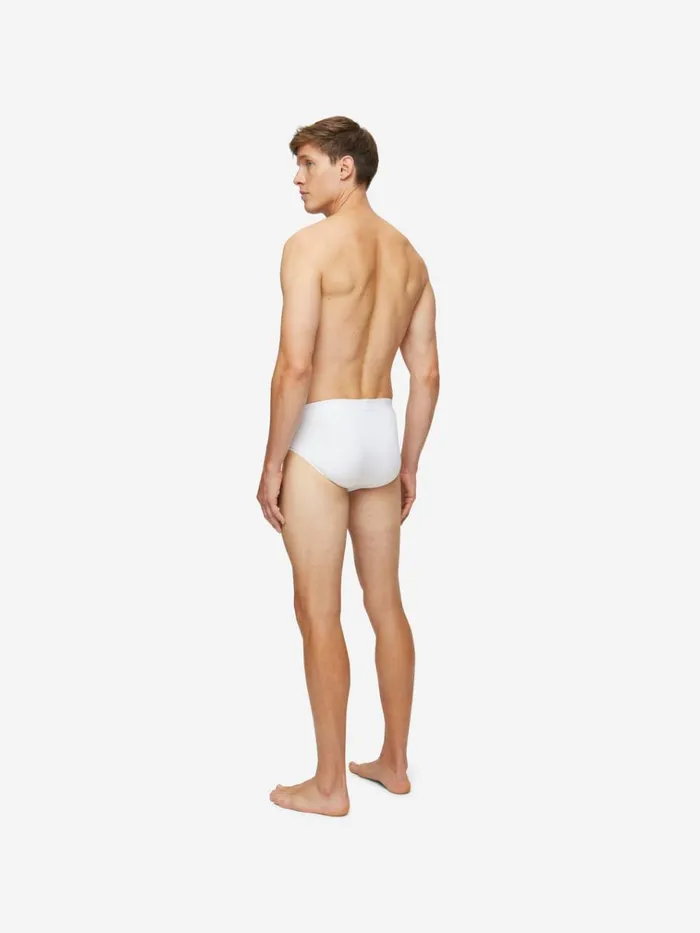 Briefs Men Derek Rose Briefs Alex Micro Modal Stretch White