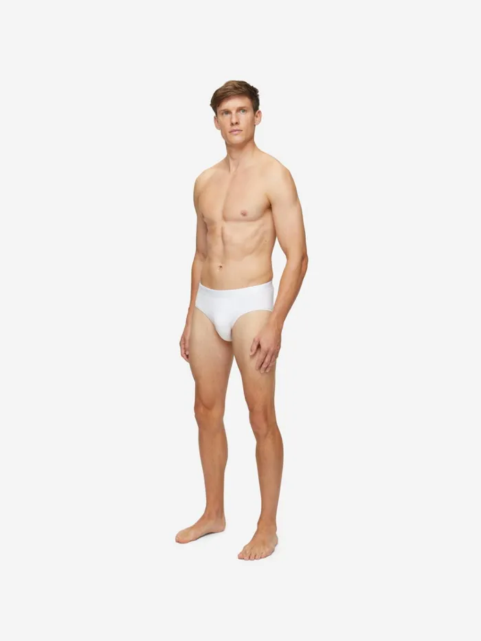 Briefs Men Derek Rose Briefs Alex Micro Modal Stretch White
