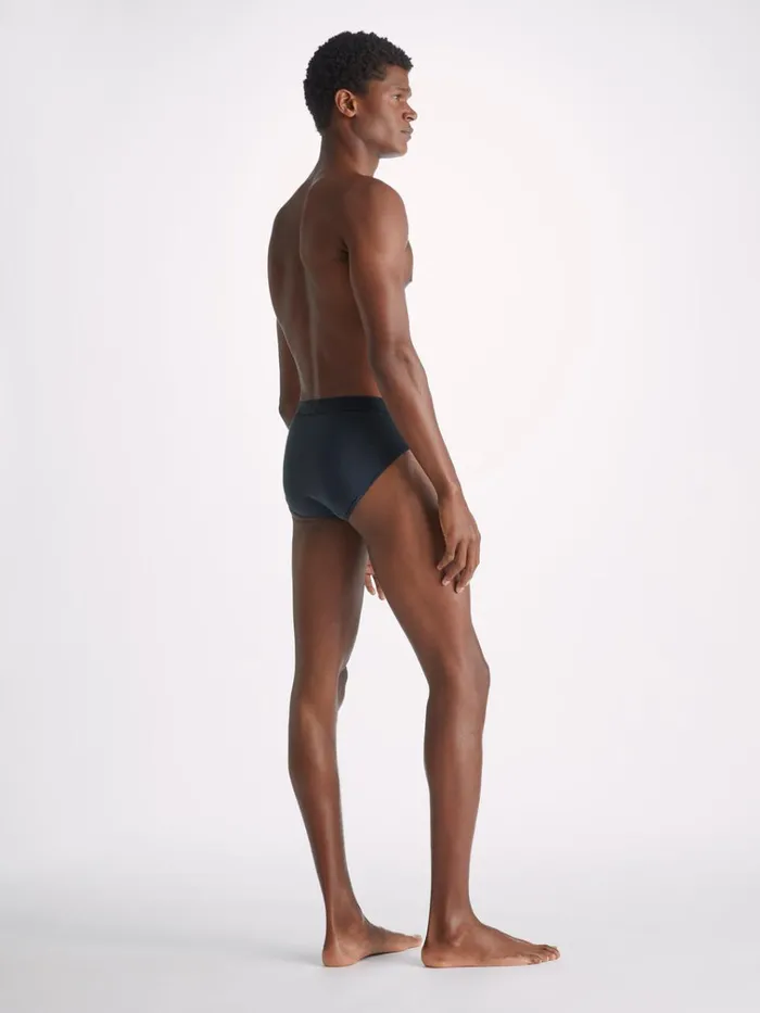 Briefs Men Derek Rose Briefs Jack Pima Cotton Stretch Navy