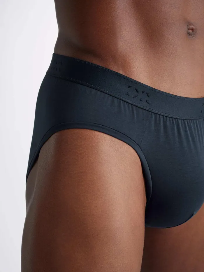 Briefs Men Derek Rose Briefs Jack Pima Cotton Stretch Navy