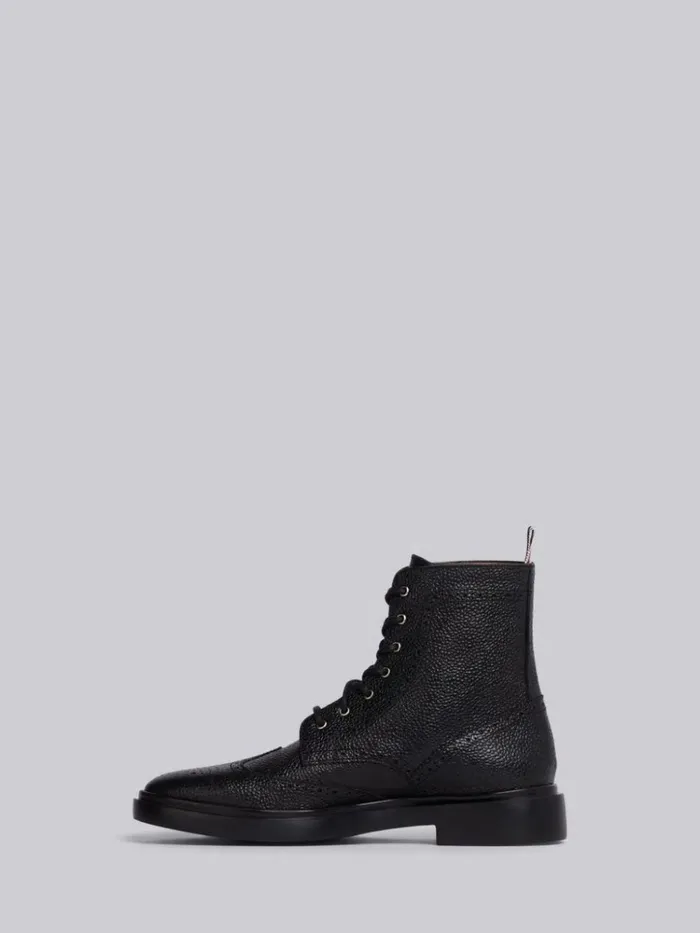 Broguedetail Ankle Boots Black Women Thom Browne Boots Broguedetail Ankle Boots Black Women Thom Browne Boots