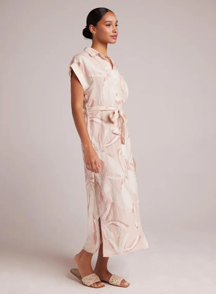 Button Front Belted Shirt Dress 8211 Fresco Floral Print Women Bella Dahl Midi Dresses Button Front Belted Shirt Dress 8211 Fresco Floral Print Women Bella Dahl Midi Dresses