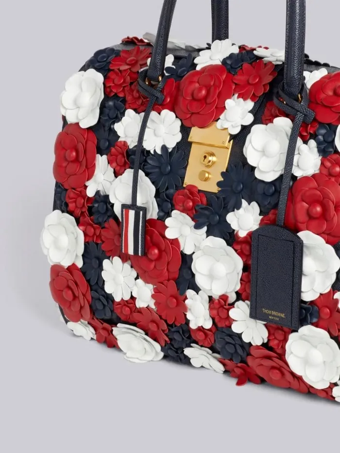 Calf Leather Flower Mr Thom Multicolor WomenMen Thom Browne Handbags and Totes