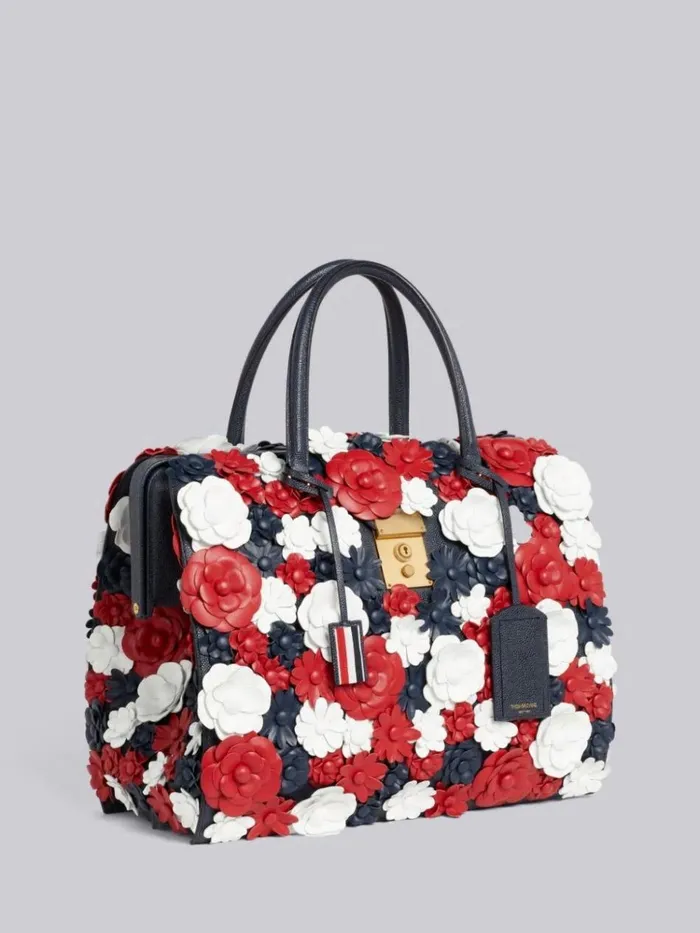 Calf Leather Flower Mr Thom Multicolor WomenMen Thom Browne Handbags and Totes