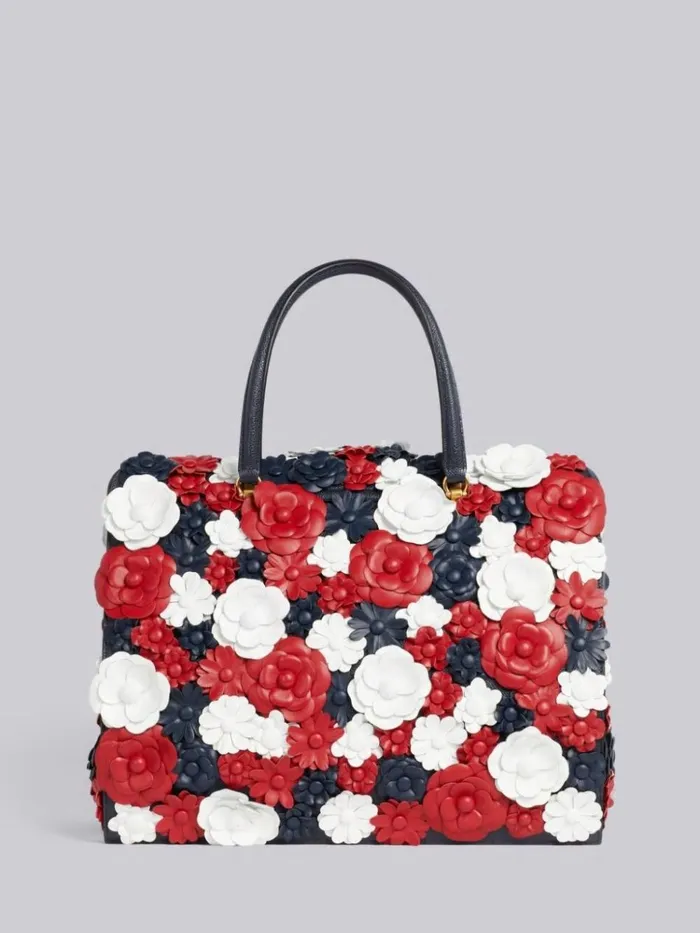Calf Leather Flower Mr Thom Multicolor WomenMen Thom Browne Handbags and Totes
