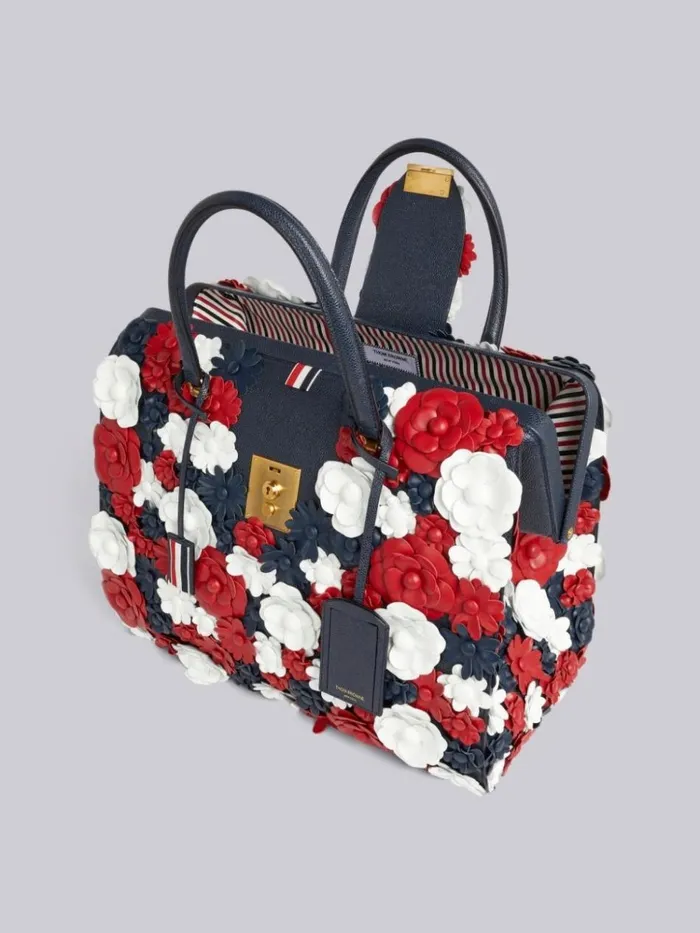 Calf Leather Flower Mr Thom Multicolor WomenMen Thom Browne Handbags and Totes