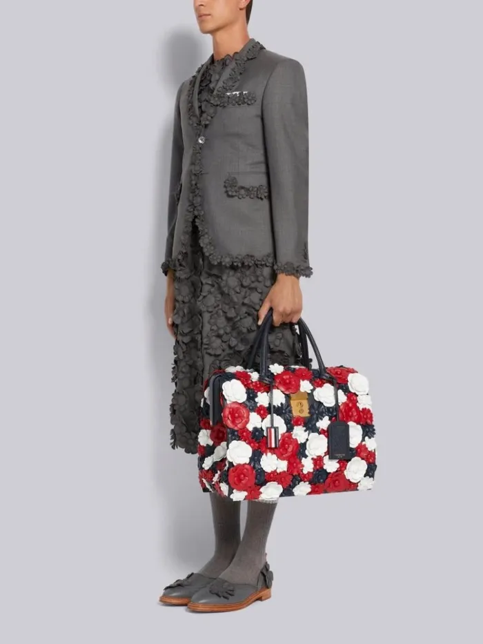 Calf Leather Flower Mr Thom Multicolor WomenMen Thom Browne Handbags and Totes